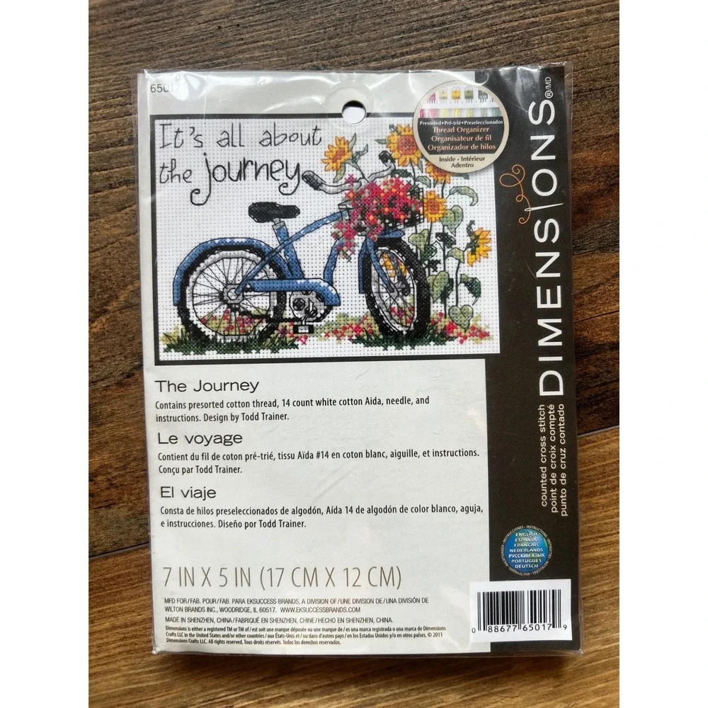 Dimensions The Journey Counted Cross Stitch Kit 71-06245 Todd Trainer 7x5 New